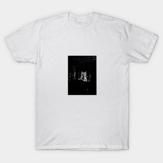 BLACK Electronic Underground #18 T-Shirt by DomaDART